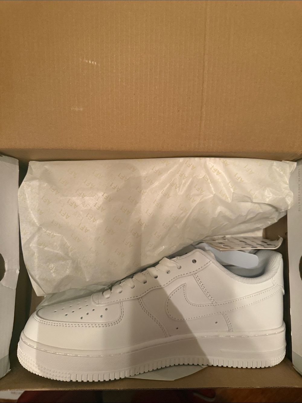 Nike Men's White Low-Top Leather Sneaker